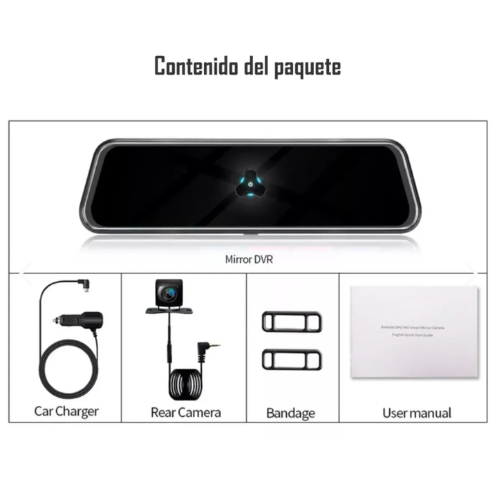 ESPEJO RETROVISOR DE CARRO TÁCTIL