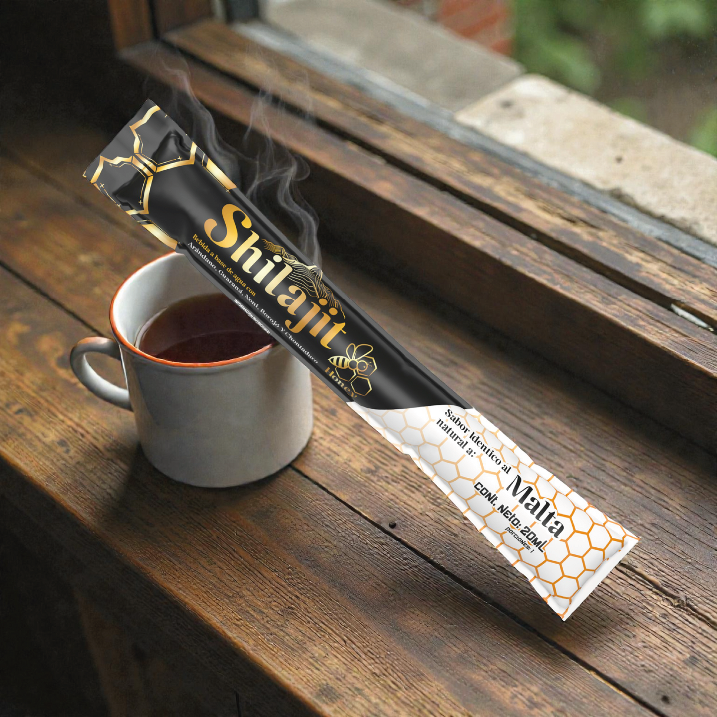 SHILAJIT SACHET X 15 UNIDADES 🔥 ¡NUEVA PRESENTACIÓN! 🔥